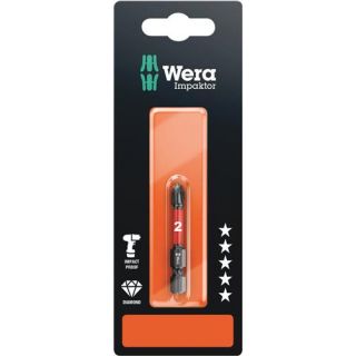 Wera - 1/4" Schroefbit Impactor Phillips, PH.2x50mm