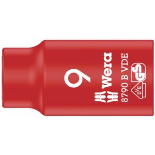 Wera - VDE 3/8" Dopsleutel 6-kant, 9.0x46.0mm