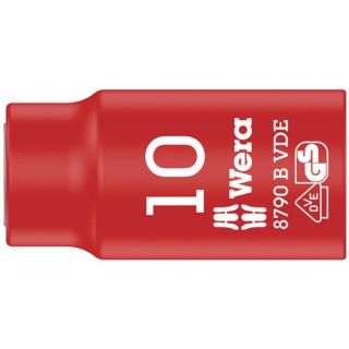 Wera - VDE 3/8" Dopsleutel 6-kant, 10.0x46.0mm