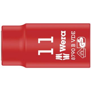 Wera - VDE 3/8" Dopsleutel 6-kant, 11.0x46.0mm