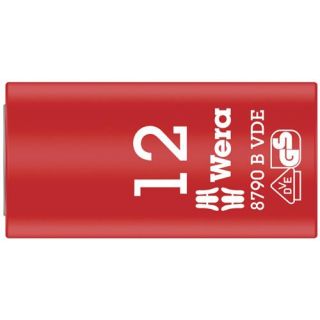 Wera - VDE 3/8" Dopsleutel 6-kant, 12.0x46.0mm