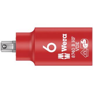 Wera - VDE 3/8" Dopsleutel Inbus, 6.0x55.0mm