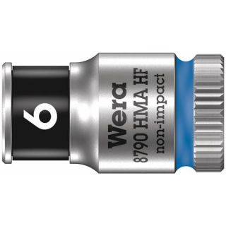 Wera - 1/4" Dopsleutel HF 6-kant, 6.0x23.0mm