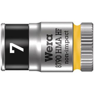 Wera - 1/4" Dopsleutel HF 6-kant, 7.0x23.0mm