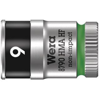 Wera - 1/4" Dopsleutel HF 6-kant, 9.0x23.0mm