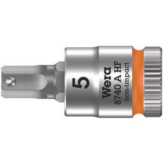 Wera - 1/4" Dopsleutel HF Inbus, 5.0x28.0mm