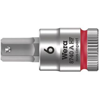 Wera - 1/4" Dopsleutel HF Inbus, 6.0x28.0mm