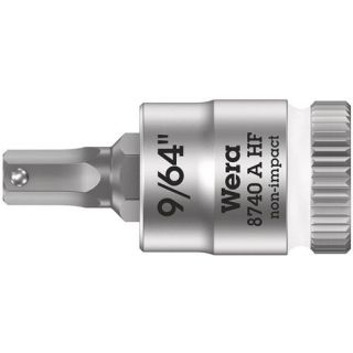 Wera - 1/4" Dopsleutel HF Inbus, 9/64"x28.0mm