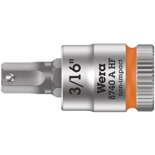 Wera - 1/4" Dopsleutel HF Inbus, 3/16"x28.0mm
