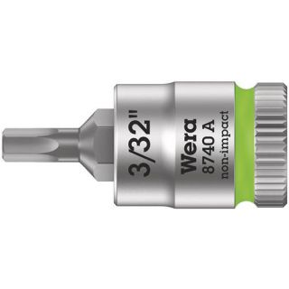 Wera - 1/4" Dopsleutel Inbus, 3/32"x28.0mm