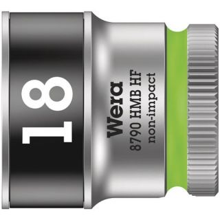 Wera - 3/8" Dopsleutel HF 6-kant kort, 18.0x29.0mm