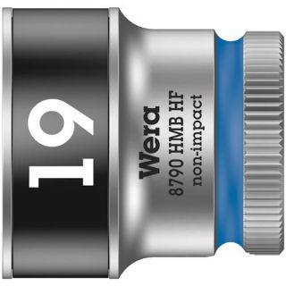 Wera - 3/8" Dopsleutel HF 6-kant kort, 19.0x29.0mm