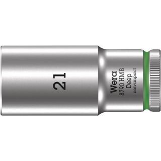 Wera - 3/8" Dopsleutel 6-kant lang, 21.0x64.0mm