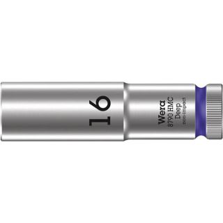 Wera - 1/2" Dopsleutel 6-kant lang, 16.0x83.0mm