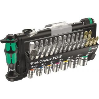 Wera - 1/4" Doppen met bitset, 37-delig PH+PZ+TX+6-kant