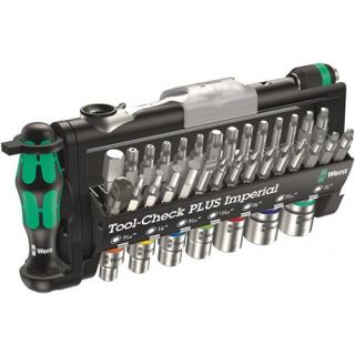 Wera - 1/4" Doppen met bitset, 37-delig PH+PZ+TX+6-kant