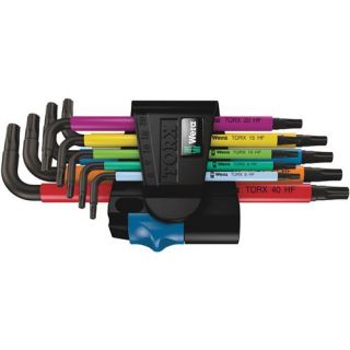 Wera - Stiftsleutelset Multicolor Torx, 9-dlg
