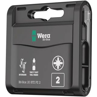 Wera - 1/4" Schroefbits Pozidriv, 20x PZ.2x25mm