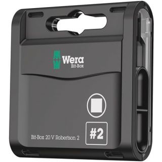Wera - 1/4" Schroefbits Robertson, 2x25mm