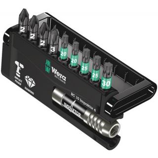Wera - 1/4" Impaktor bitset, 10-delig, PZ+TX