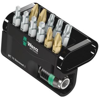 Wera - 1/4" Universeel bitset, 12-delig PH+TX+Robertson
