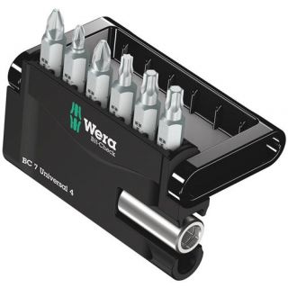 Wera - 1/4" Universeel bitset, 7-delig PH+PZ+TX