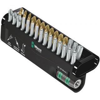 Wera - 1/4" Wood bitset, 30-delig PH+PZ+TX