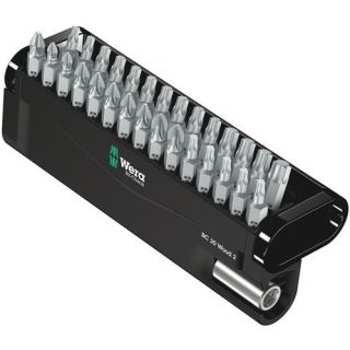 Wera - 1/4" Wood bitset, 30-delig PH+PZ+TX