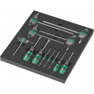Wera - Module met Hex schroevendraaiers Set 1, 12-delig