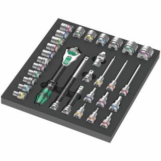 Wera - Module met 8000 C Zyklop ratel 1/2" Set 1, 31-delig