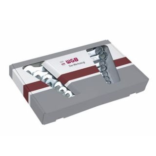 WGB - Steek/ringsleutelset, 8-19mm, 8-delig