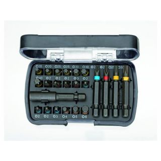 WGB - 1/4" IMPACT-combi bitset in kunststof box, 23-delig