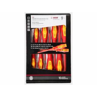 WGB - VDE Schroevendraaierset SL+PH+Spanningszoeker, 9-dlg.