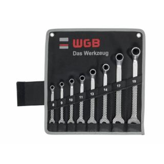 WGB - Steek/ringsleutelset in roltas, 6-22mm, 12-delig