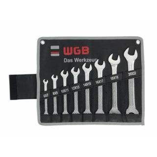 WGB - Steeksleutel-set in roltas, 6-22mm, 8-delig