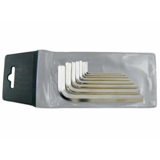 WGB - Inbussleutelset in etui, vernikkeld, 2-10mm, 9-delig