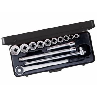 WGB - 3/4" Dopsleutelset 12-kant, 22 - 50 mm, 14-delig