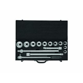 WGB - 3/4" Dopsleutelset 6-kant, 22 - 50 mm, 14-delig