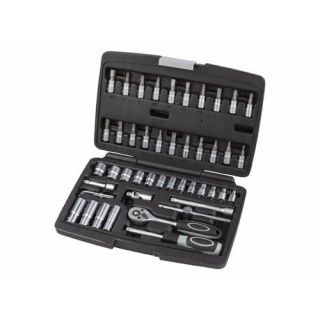 WGB - 1/4" Doppenset 4-14mm kort, 8-13mm lang, 47-delig