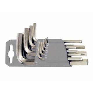 WGB - Stiftsleutelset Inbus, 1,5-10mm, 9-delig