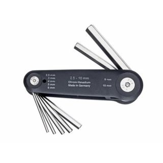 WGB - Stiftsleutelset inbus kunststof, 2,5-10mm, 7-delig