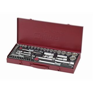 WGB - 1/4" en 1/2" Doppenset, 4-32 mm, 56-delig