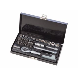 WGB - 1/4" Dopsleutelset PH/PZ/SL/Torx/inbus, 45-delig