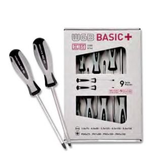 WGB - Schroevendraaierset, SL + PH, 9-delig