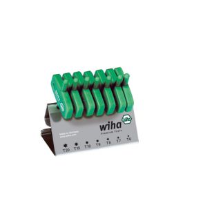 Wiha - Torx stiftsleutelset met sleutelgreep in standaard.
