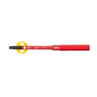 Wiha - VDE Torx slimBit electric T9x75mm SlimVario
