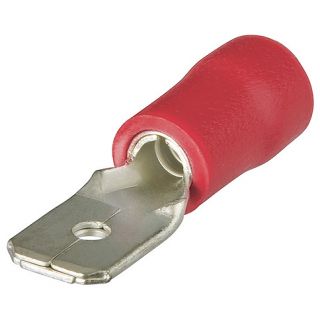 Wiha - Vlakke steker geïsoleerd, 0,5 - 1,0mm (rood)