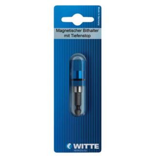 Witte - 1/4" Bithouder met diepte stop, ZB