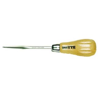 Witte - Priem vierkant met houten greep, 6x100mm