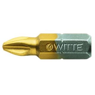 Witte - Bitbox 1/4" Pozidriv TIN, PZ.1x25mm (10-st.)